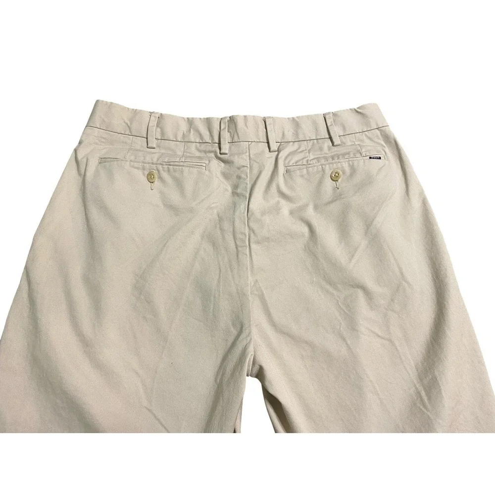 Polo Ralph Lauren Pants Mens 34x34 Stretch Classic Fit Chino Khaki Beige Tan